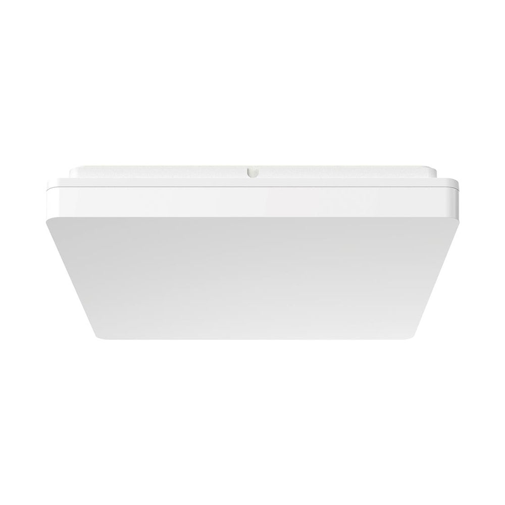 Sunset Square LED Oyster Light W400mm White Polycarbonate 3CCT - 20888