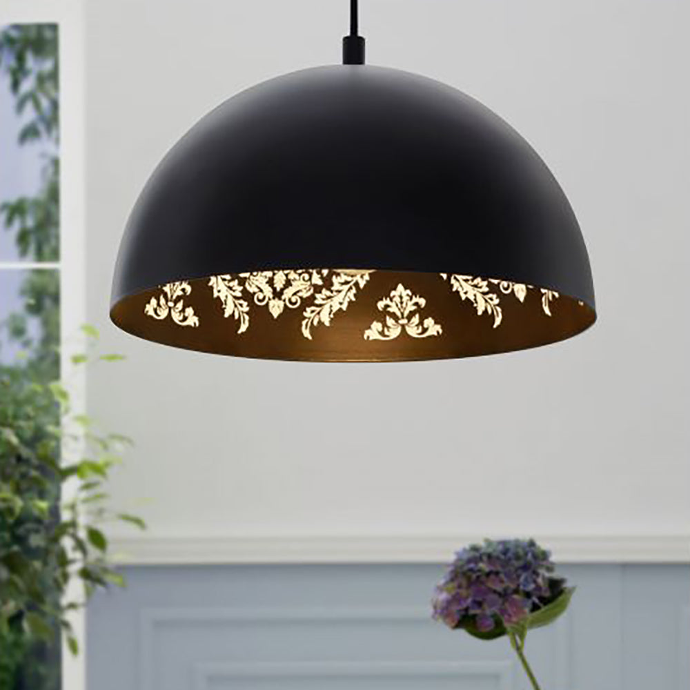 Buy Island Pendant Lights Australia CONGRESBURY Black 1 Pendant Light - 43472