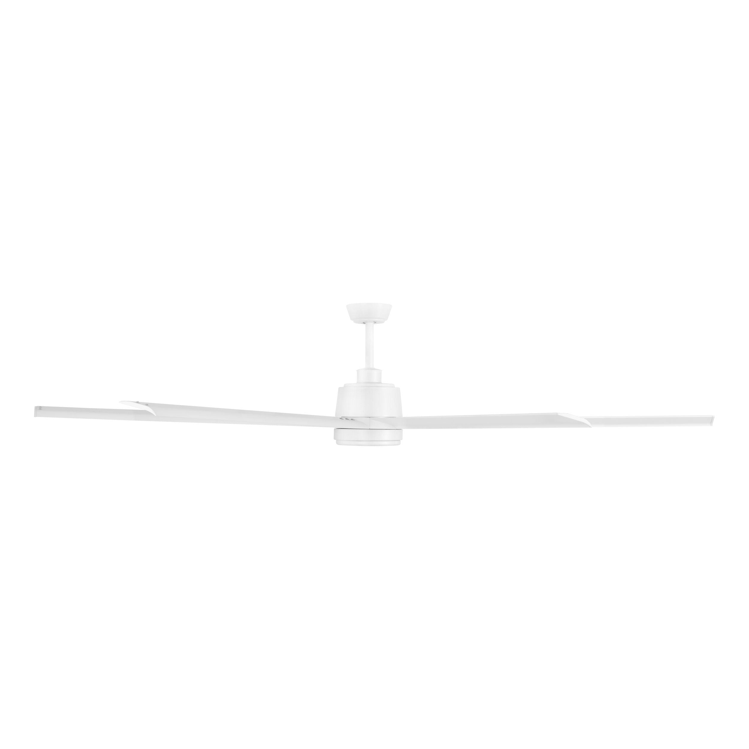Tourbillion Pro DC Ceiling Fan 80" White Blade With Remote - 20779501