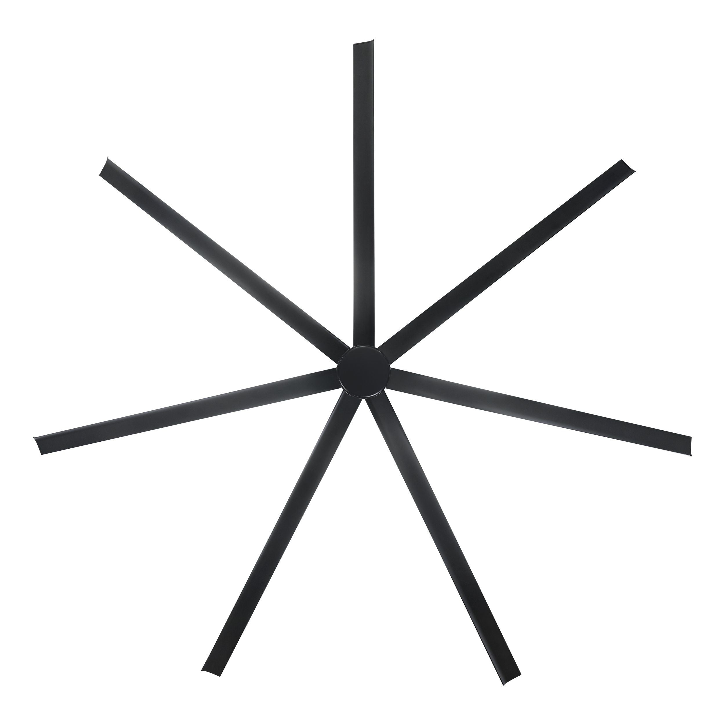 Tourbillion Pro DC Ceiling Fan 120" Black Blade With Remote - 20785902