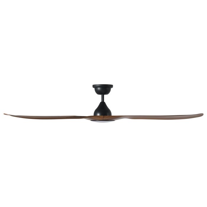 Tahiti DC Ceiling Fan with LED Light 72" 55W 3CCT Matte Black & Newteak - 20802107