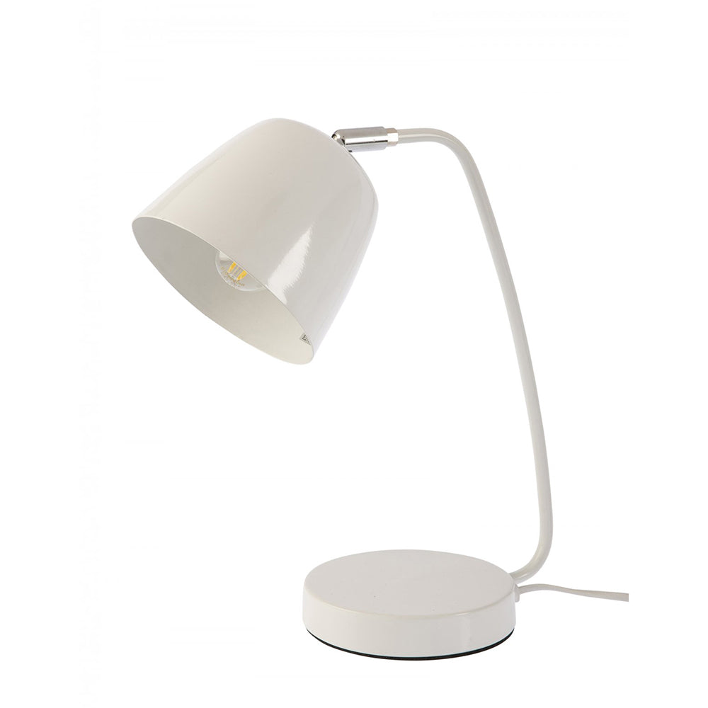 Fiorentino Lighting - RONDA 1 Light Table Lamp White