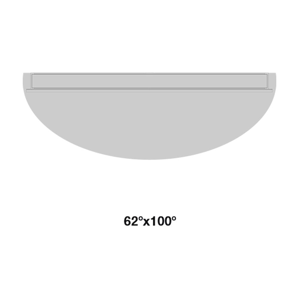 Berica Out 1.2 Convex Up & Down Wall Light 56W CRI90 DALI Aluminium 2200K - BU1210