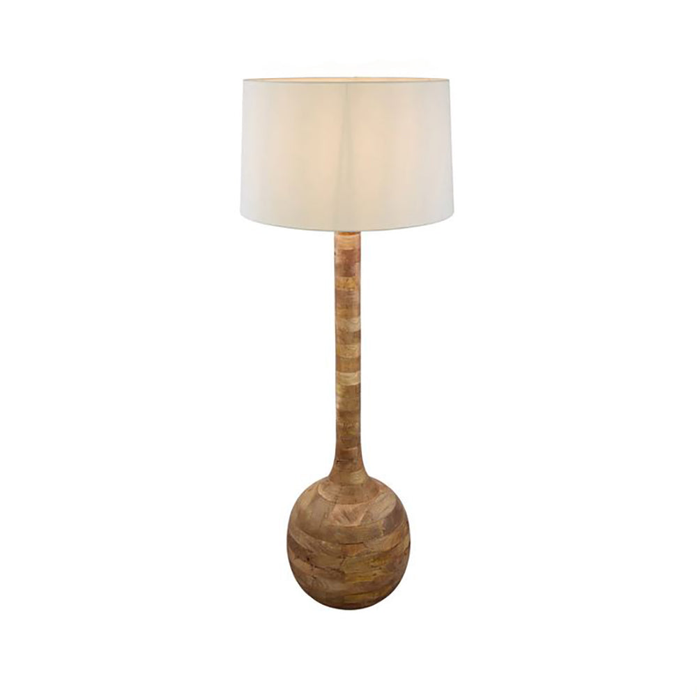 Sitar Floor Lamp Natural Timber - ZAF12095