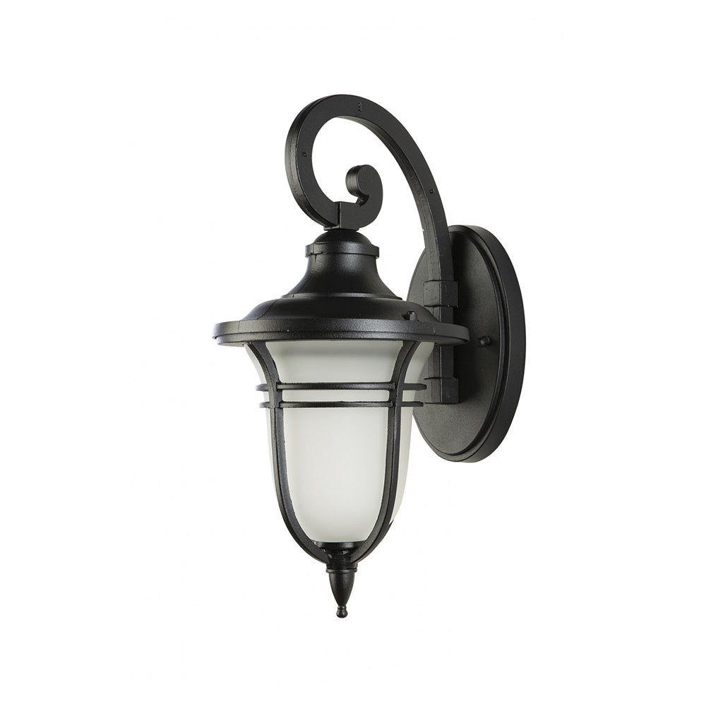 Buy Exterior Wall Lights Australia Fiorentino Lighting - BELGIUM 1 Light Small Wall Light Black