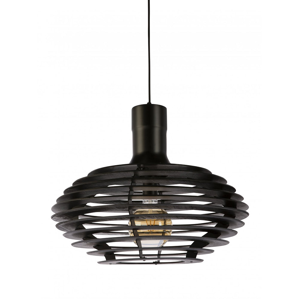 Buy Pendant Lights Australia Fiorentino Lighting - GALACTIC 1 Light Pendant 550mm Black