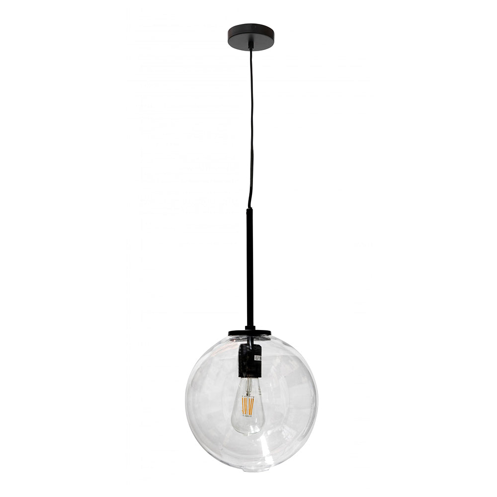 Fiorentino Lighting - BASTON 1 Light Pendant Black