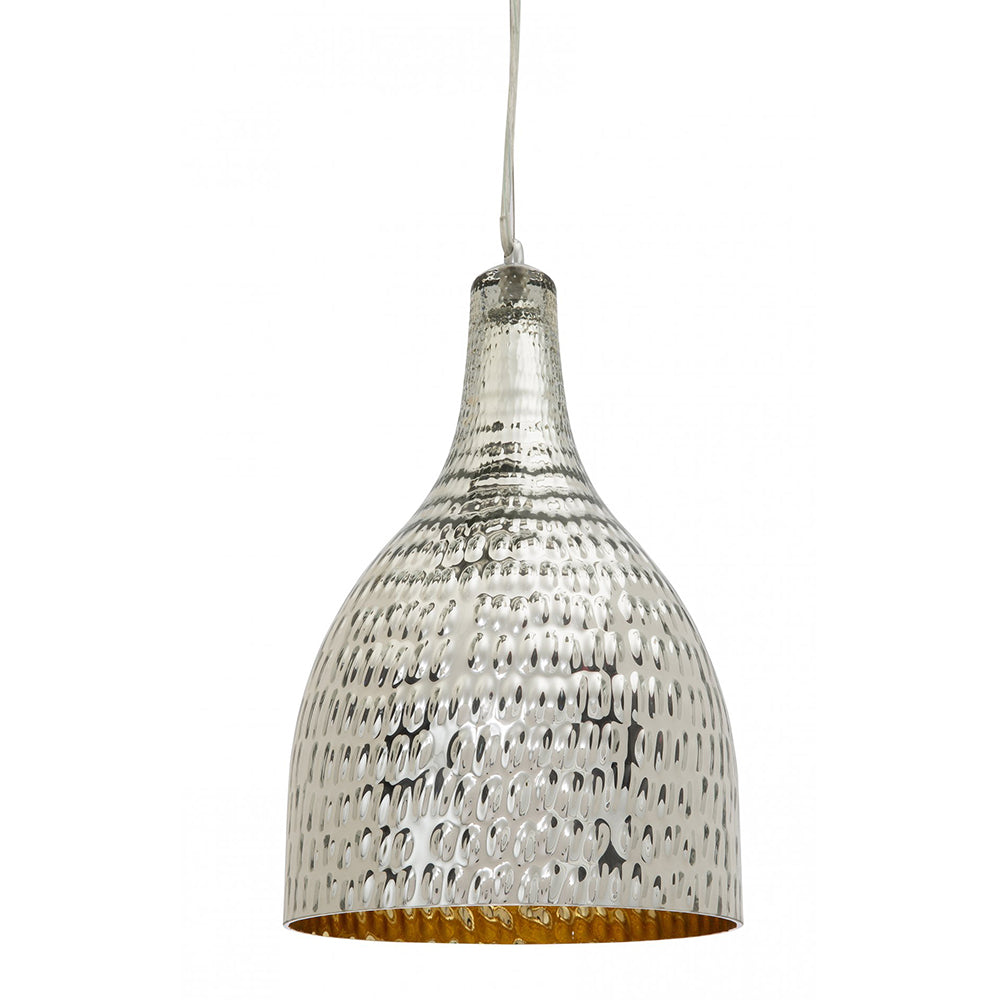 Buy Pendant Lights Australia Fiorentino Lighting - CHEVRON 1 Light Pendant Chrome