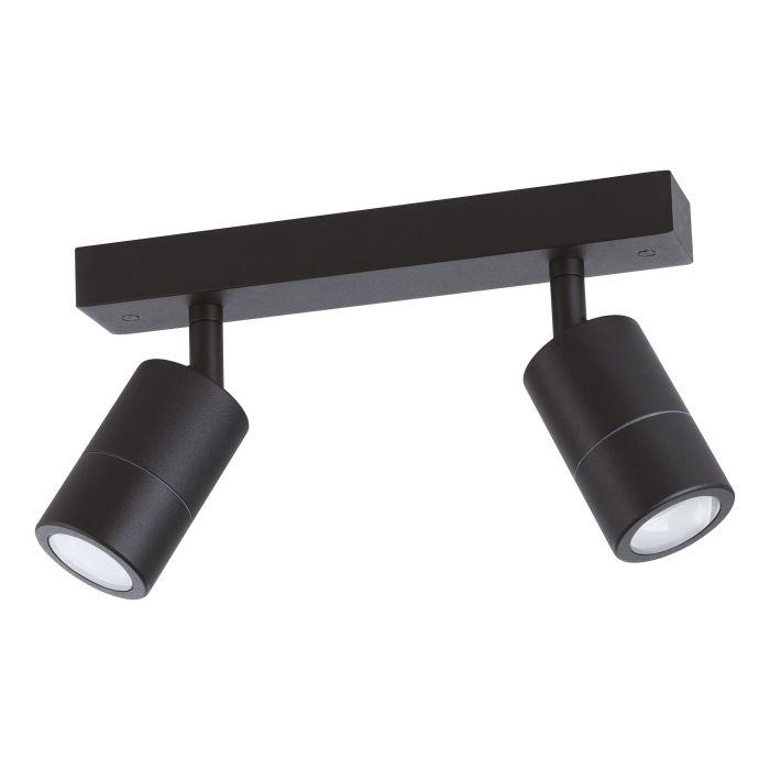 Fremantle Double Light LED Bar Light 5W 3CCT Black & Clear - 206155
