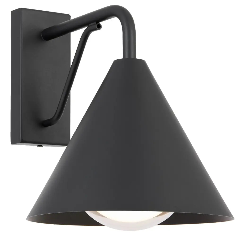 Ashford Exterior Wall Light Black - ASHFORD EX-BK