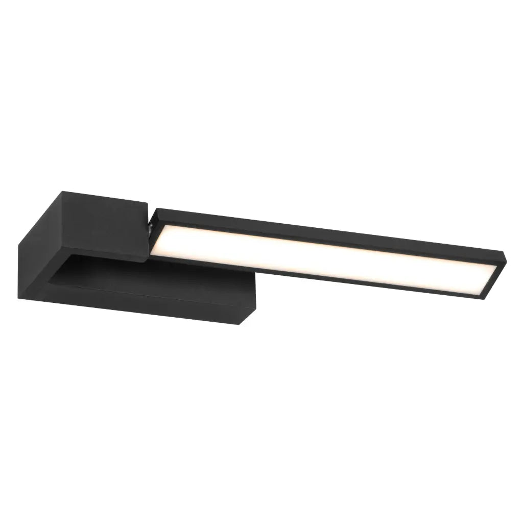 Attix LED Vanity Light 10W 3000K Black - ATTIX WB-BK