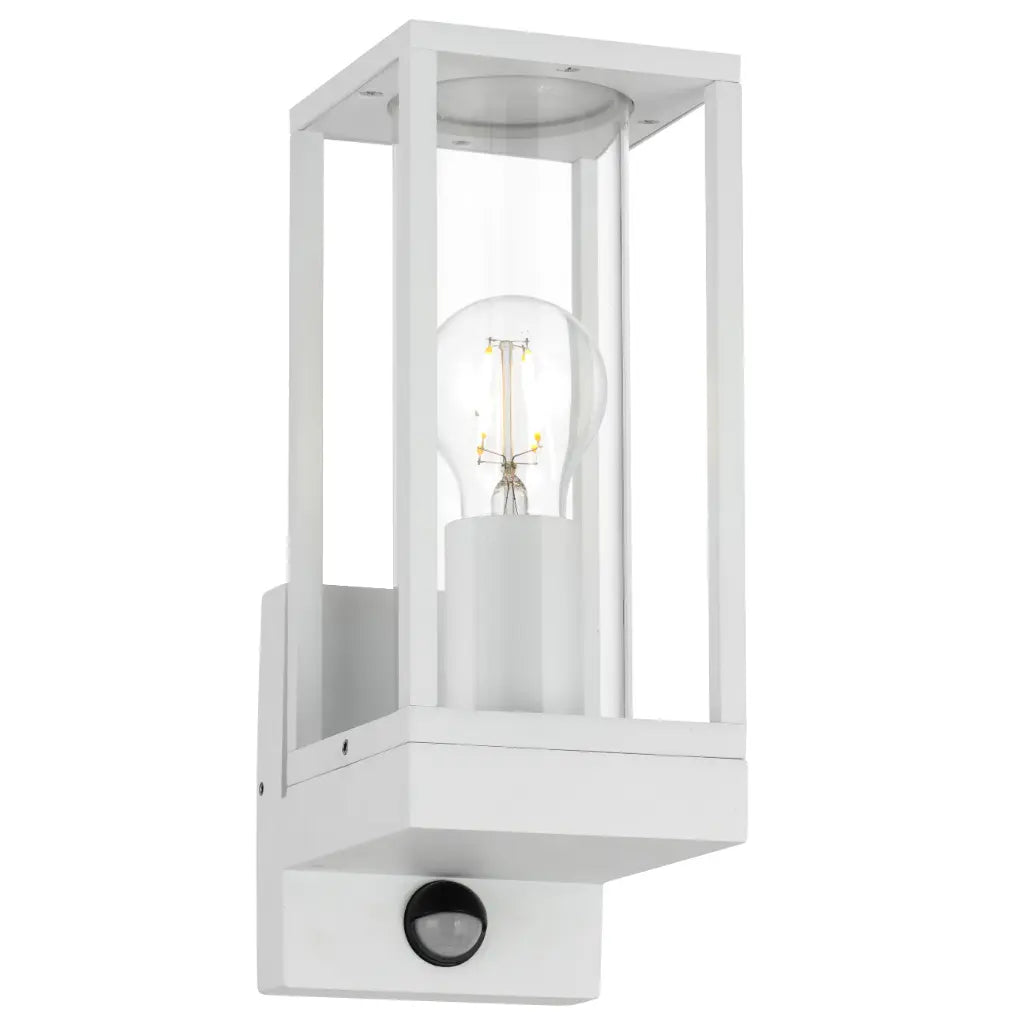 Belmin Exterior Sensor Wall Light White - BELMIN EXS-WH