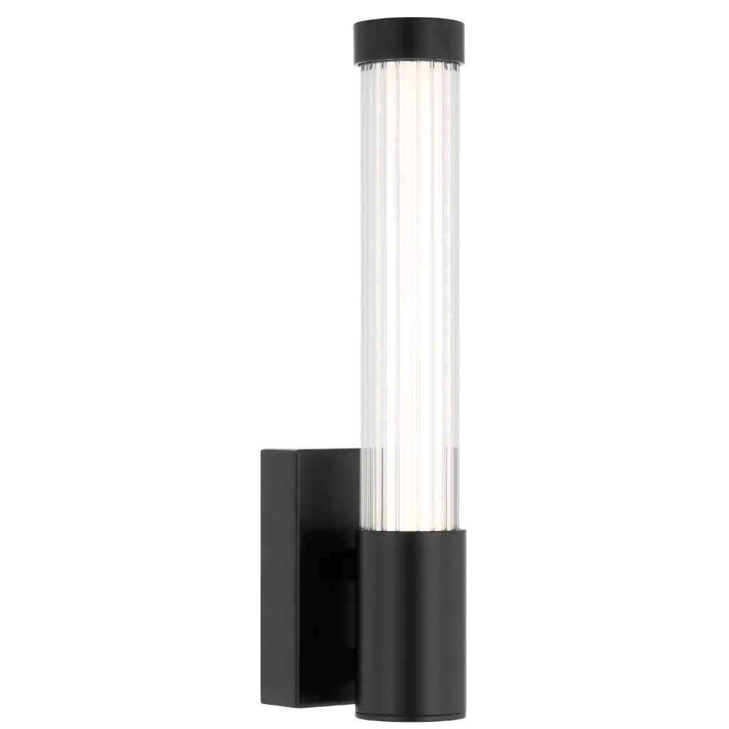 Bremen Single LED Vanity Light 6W Tri Colour Black - BREMEN WB1-BK3C