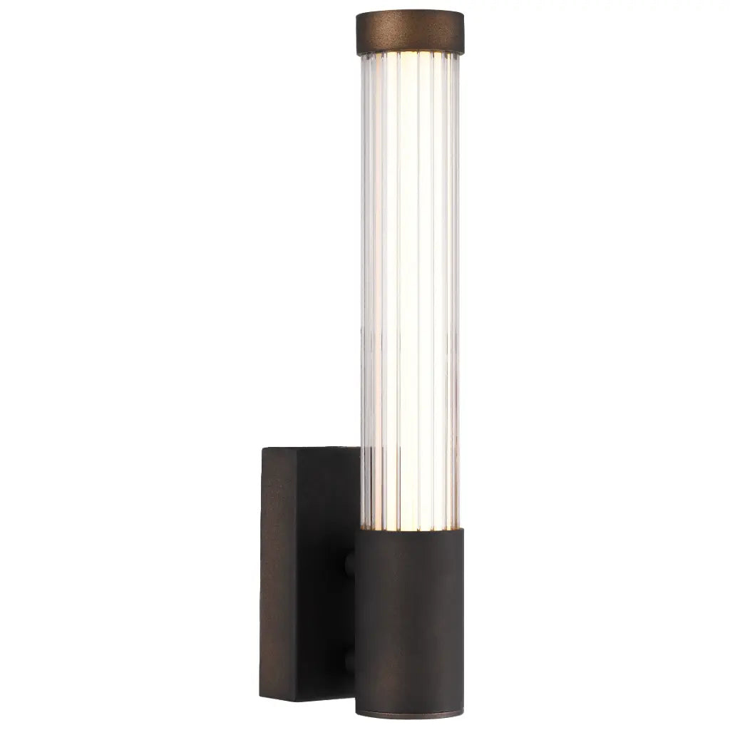 Bremen Single LED Vanity Light 6W Tri Colour Bronze - BREMEN WB1-BZ3C