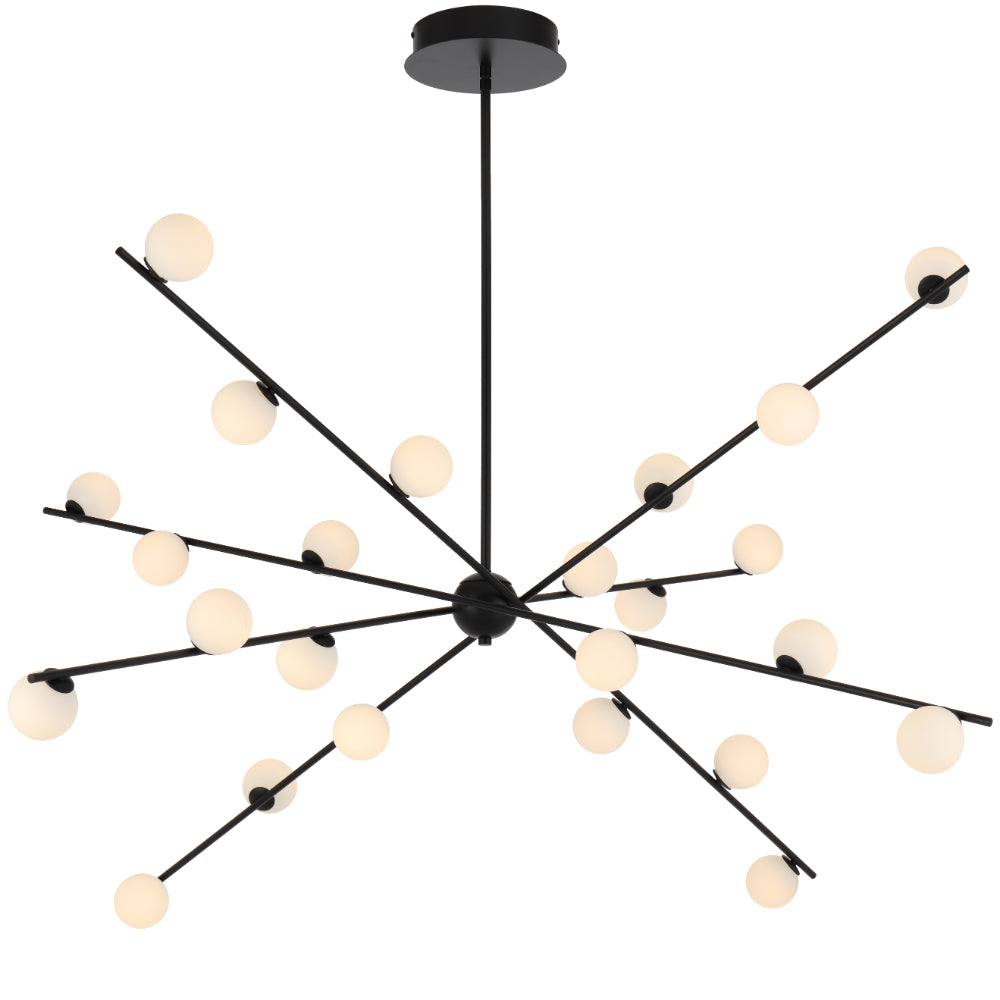 Captiva 1370mm LED Pendant Light 3W 3000K Black & Satin - CAPTIVA PE24-BK