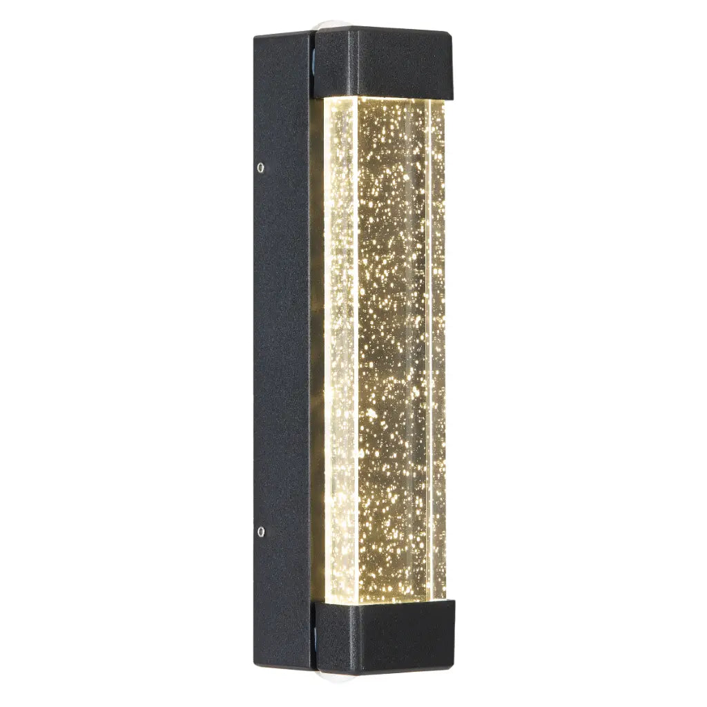 Cresta Small LED Exterior Wall Light 12W 3000K Black - CRESTA EX27-BK