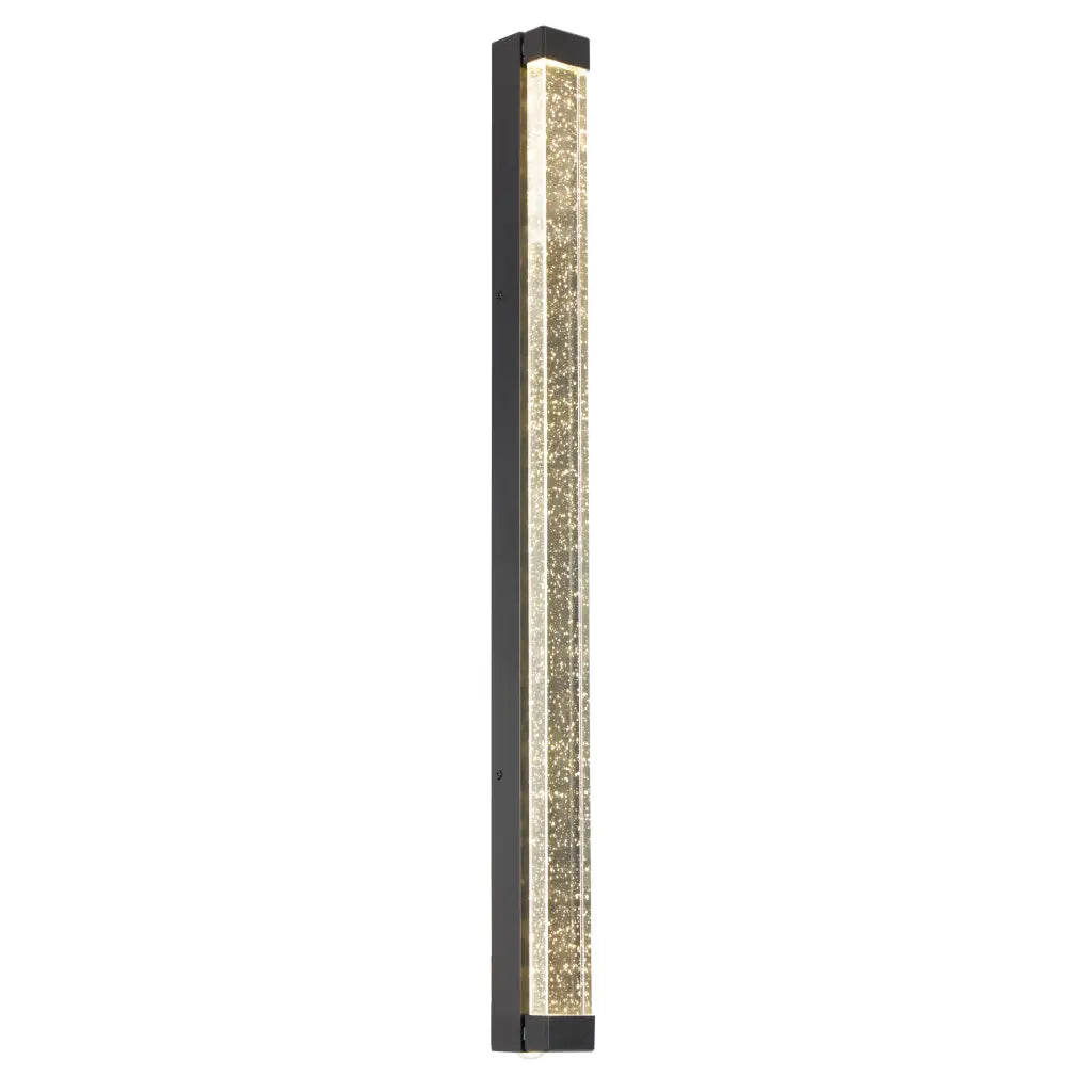 Cresta Large LED Exterior Wall Light 18W 3000K Black - CRESTA EX84-BK