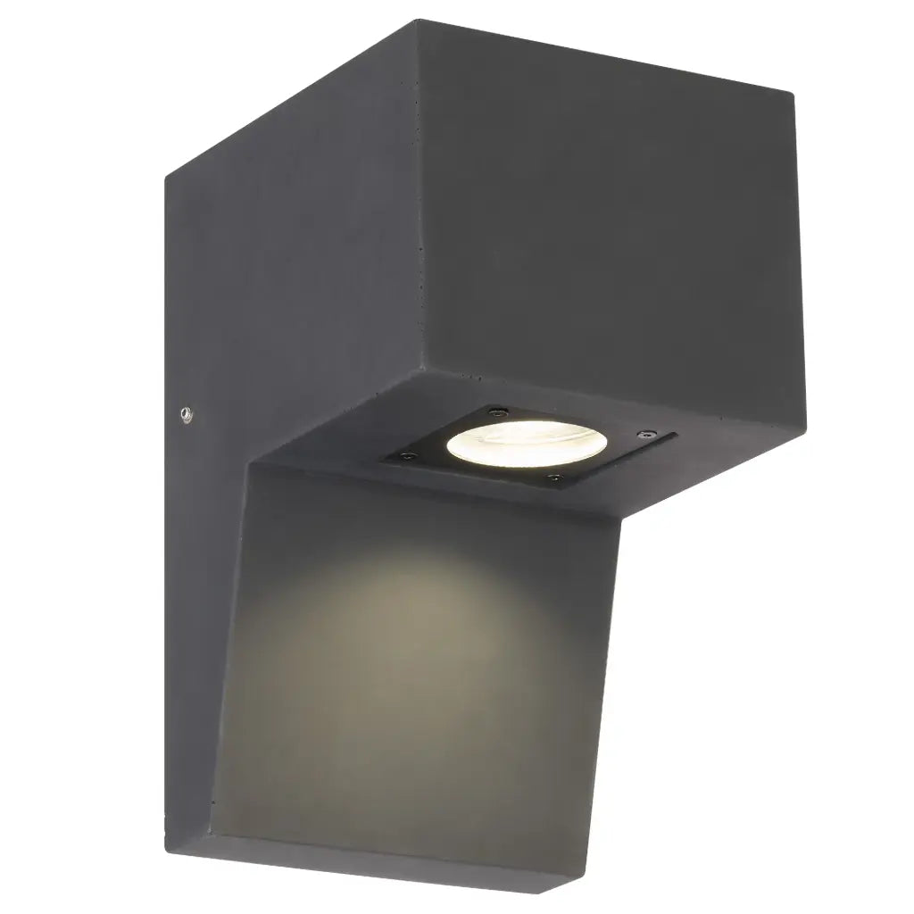 Engar LED Exterior Wall Light 6W Tri Colour Black - ENGAR EX-BK