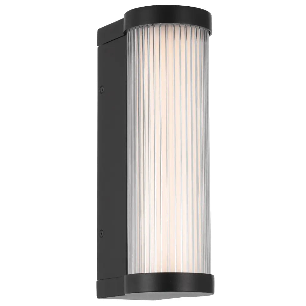 Gevet 300mm Exterior LED Wall Light 12W 3000K Black - GEVET EX30-BK