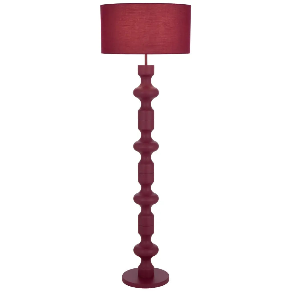 Muse Floor Lamp Burgundy - MUSE FL-BUR