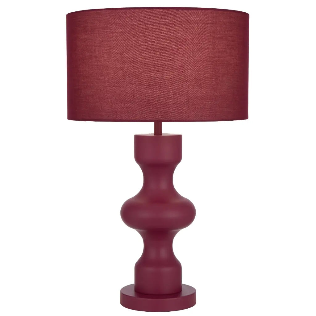 Muse Table Lamp Burgundy - MUSE TL-BUR