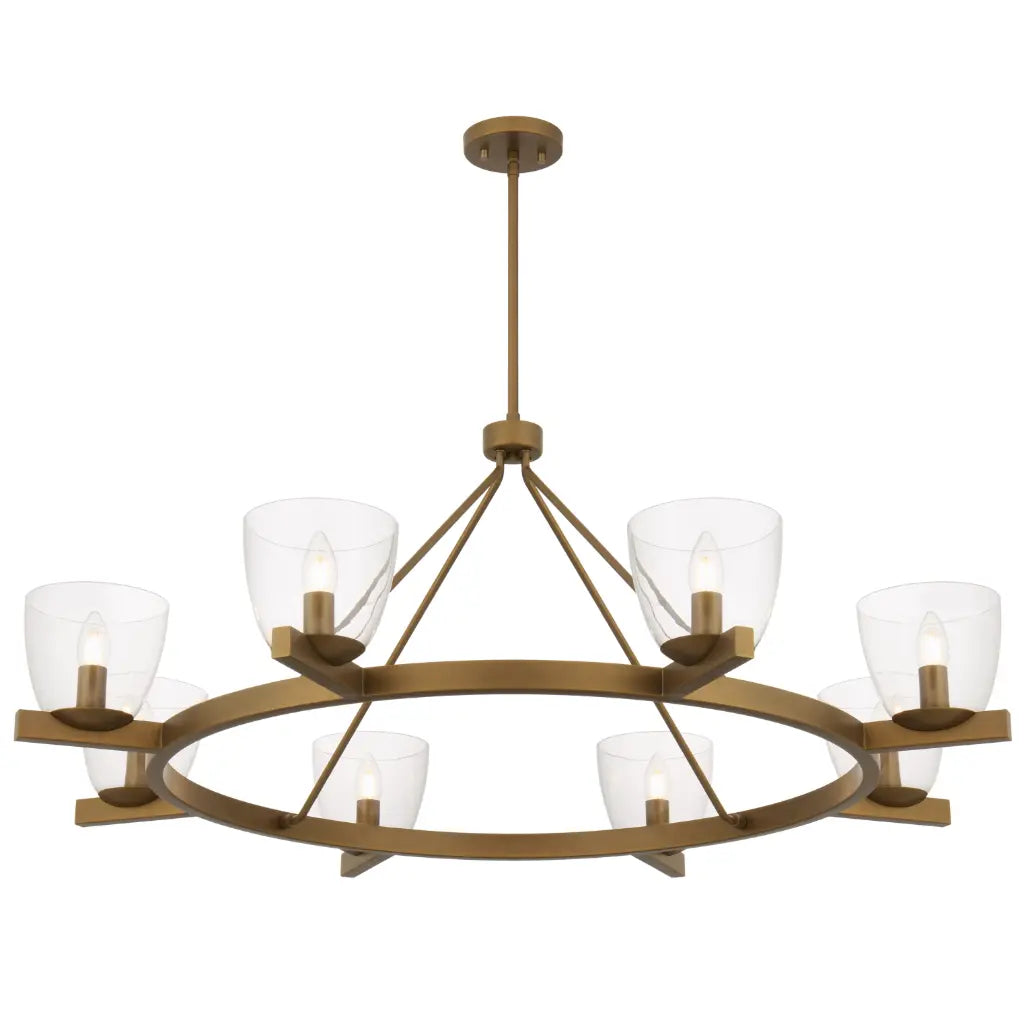 Radam 8 Light Pendant Vintage Brass - RADAM PE8-VB