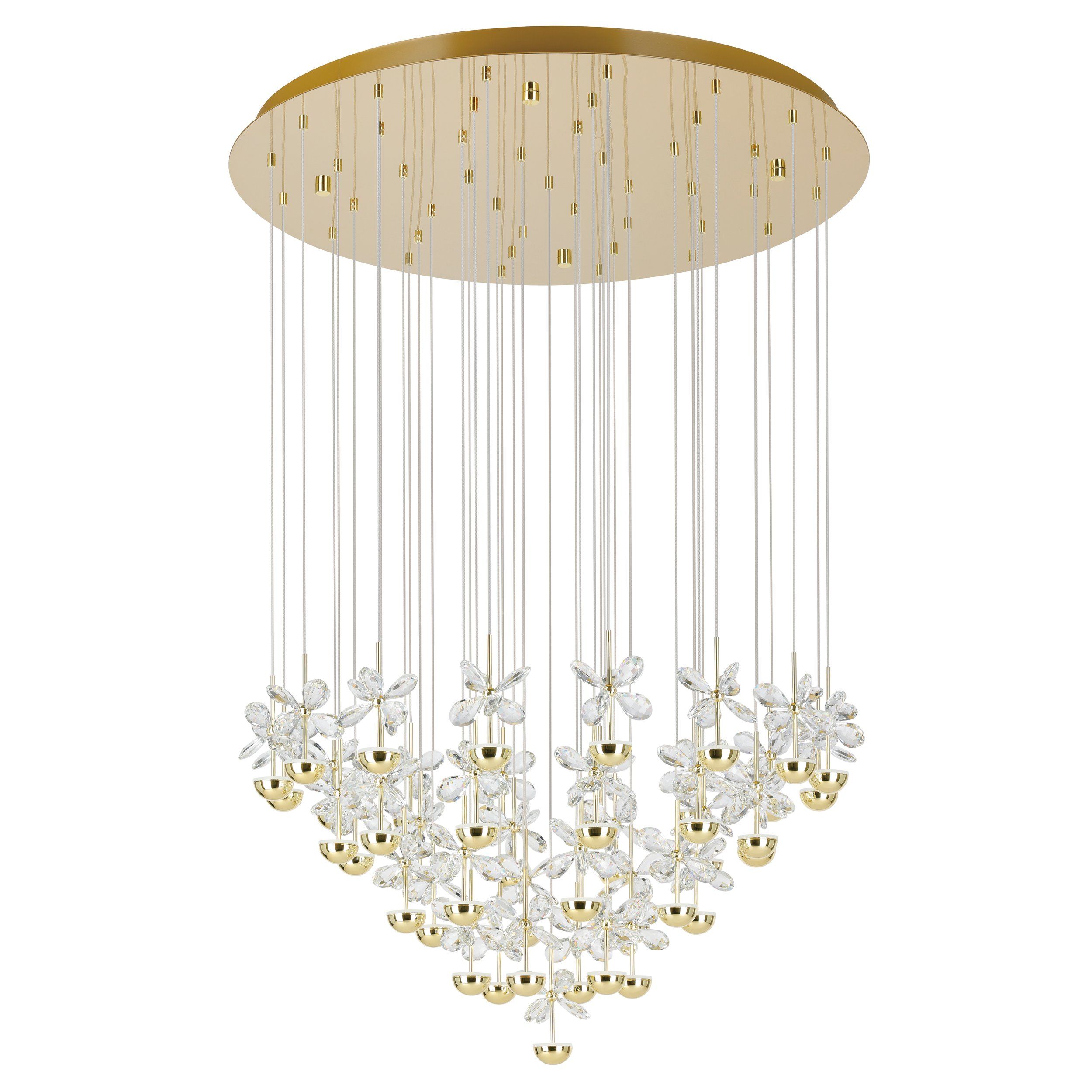 Pianopoli III LED Pendant Light 1.8W 3000K Brass & Clear - 390312