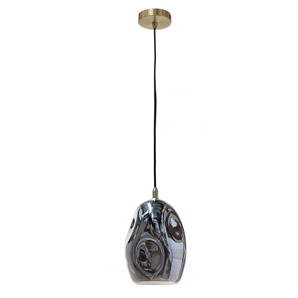 Buy Pendant Lights Australia Fiorentino Lighting - EVA 1 Light Pendant Small  Mirror