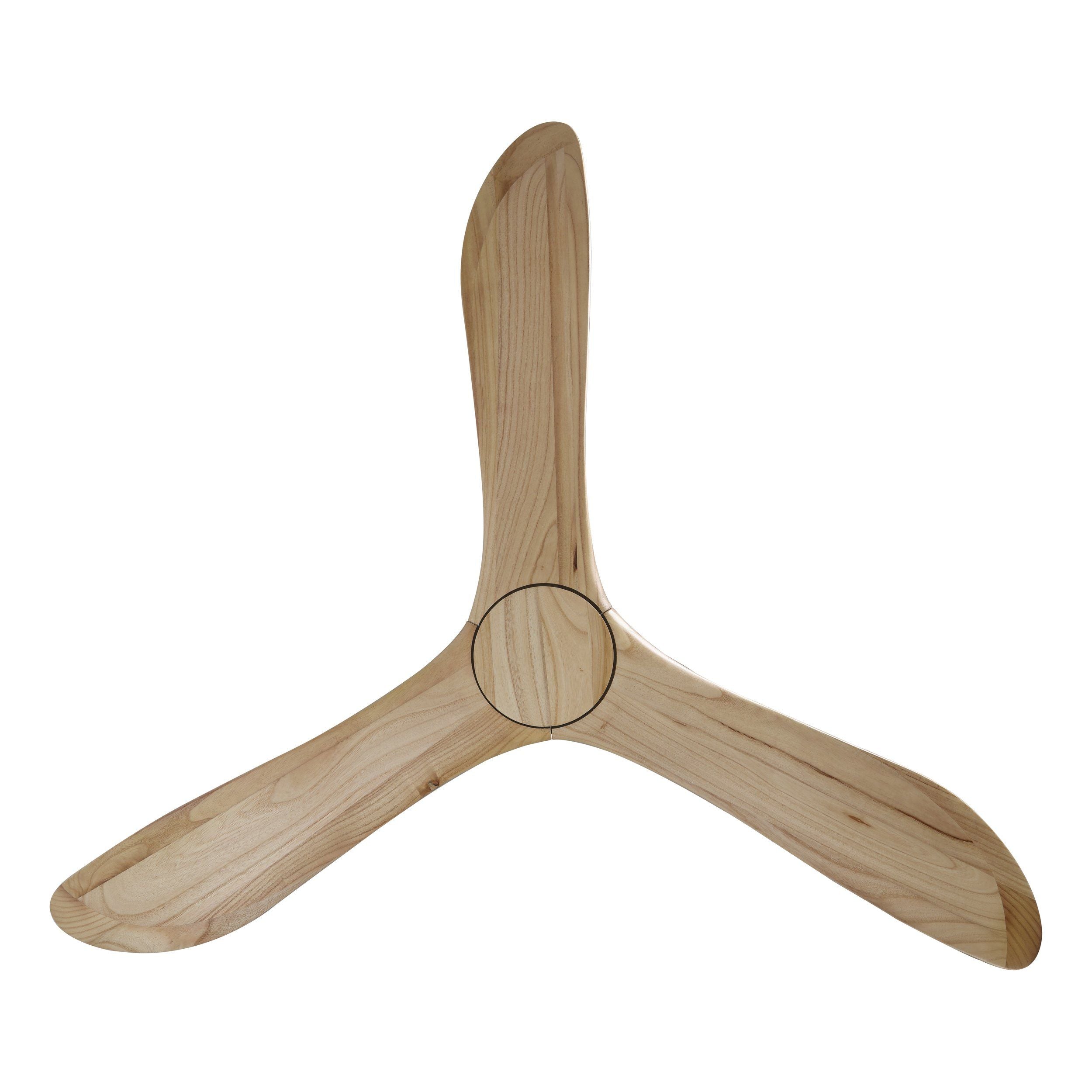 Currumbin DC Ceiling Fan 60" Matte White & Natural Timber Blade - 20619221