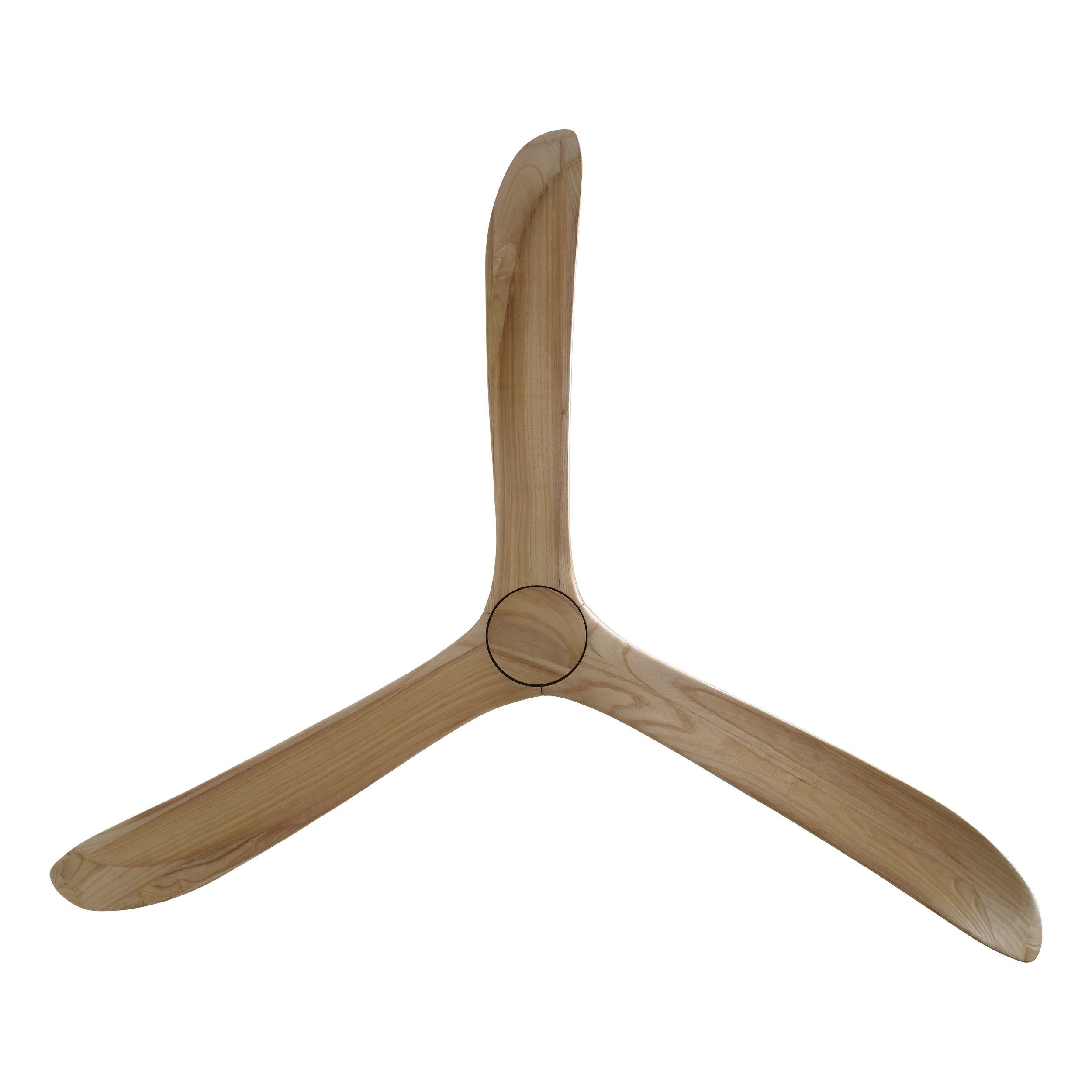 Currumbin DC Ceiling Fan 100" Matte White & Natural Blade - 20619421