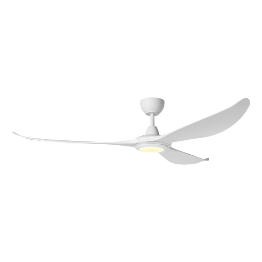 Buy DC Ceiling Fans With Light Australia KURRAWA DC Ceiling Fan 72" Tuneable White LED Light White - 20619101