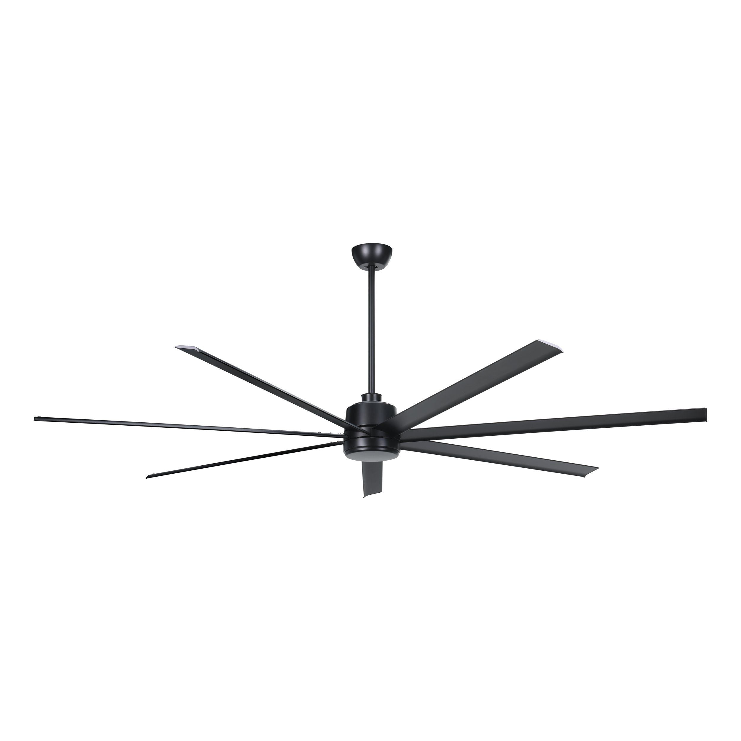 Tourbillion DC Ceiling Fan 100" Aluminium Matte Black Blade - 20618602