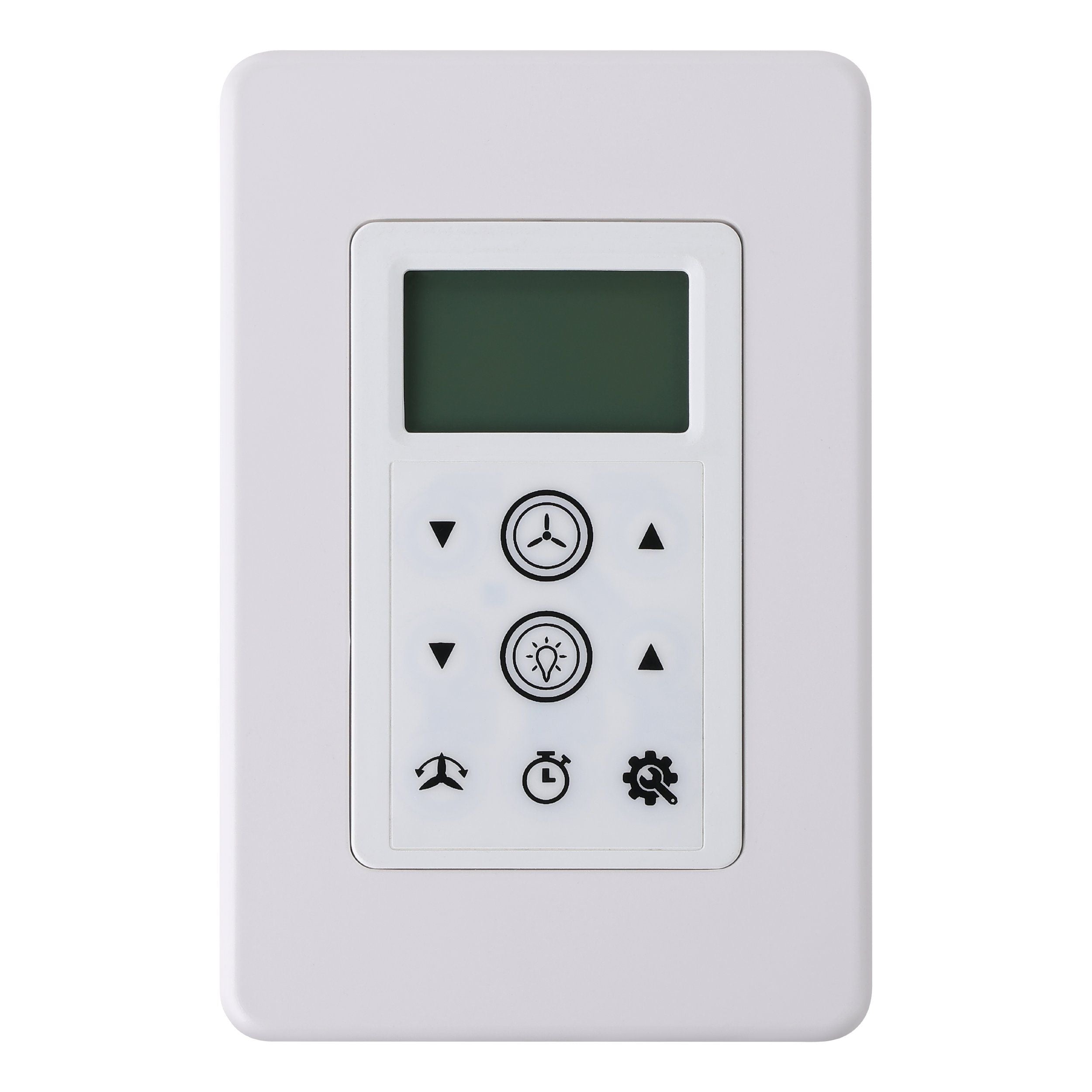 Aloha DC Ceiling Fan 52" Matte White & White Blade With Wall Controller - 20663201