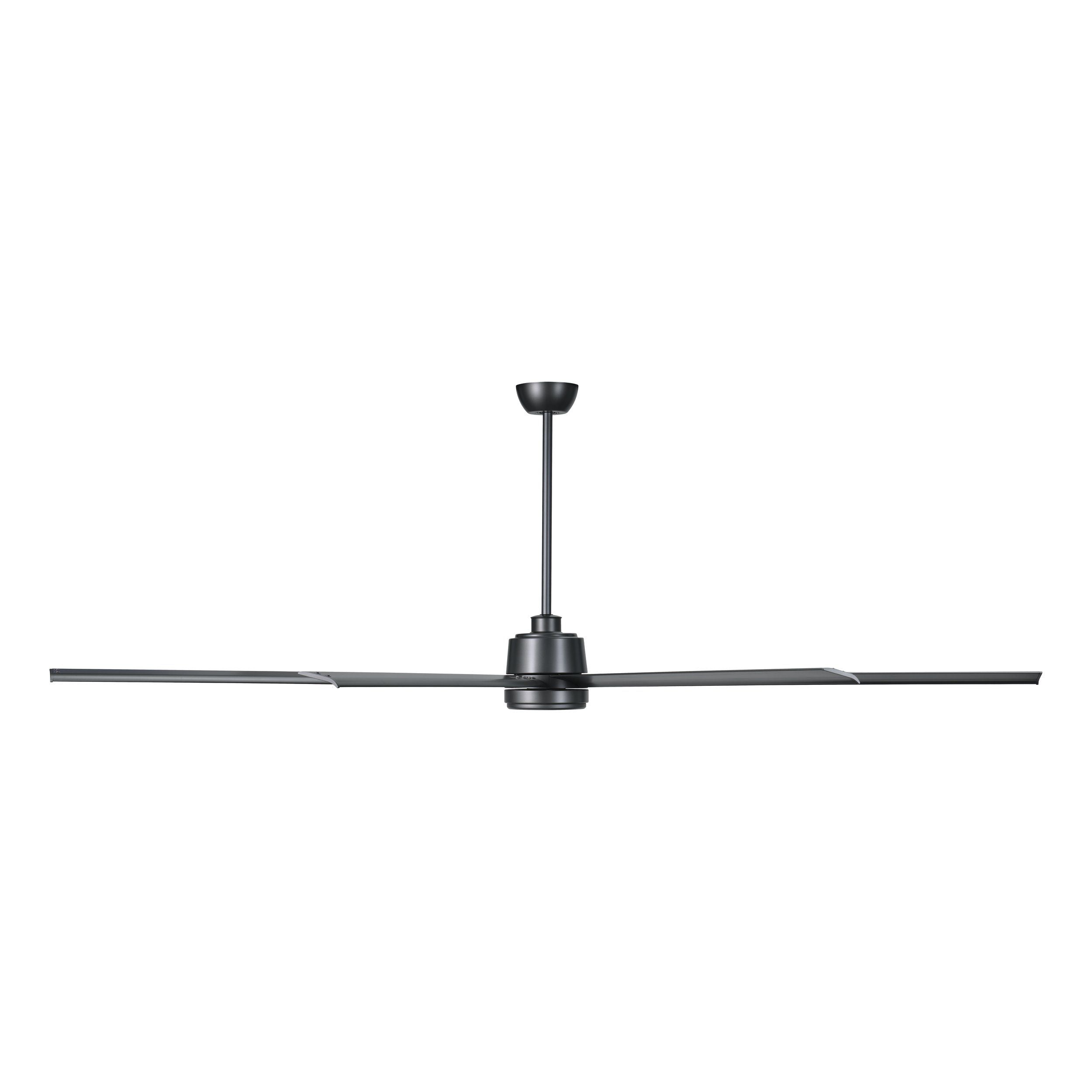 Tourbillion DC Ceiling Fan 100" Aluminium Titanium Blade - 20618604