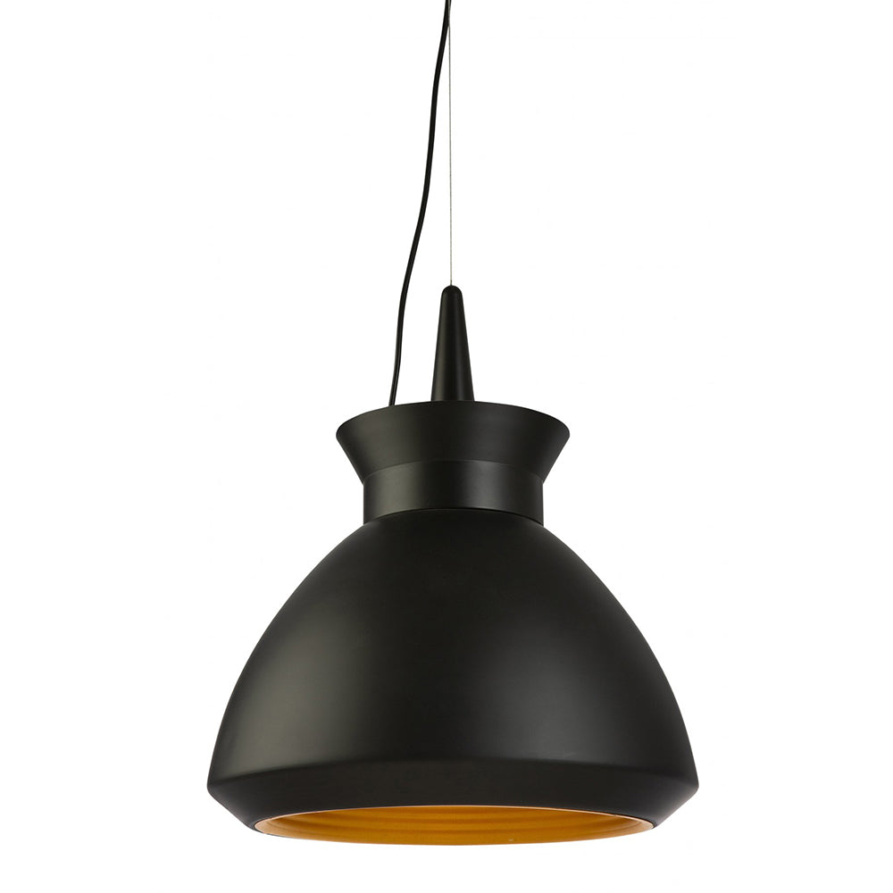 Buy Pendant Lights Australia Fiorentino Lighting - KASKO 1 Light Pendant Black 500mm