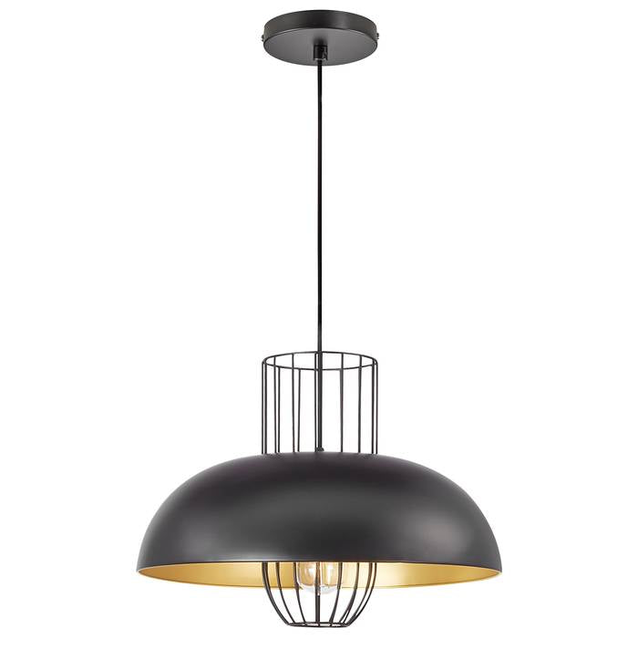 Notus Large Pendant Light Black & Gold - 2212333003