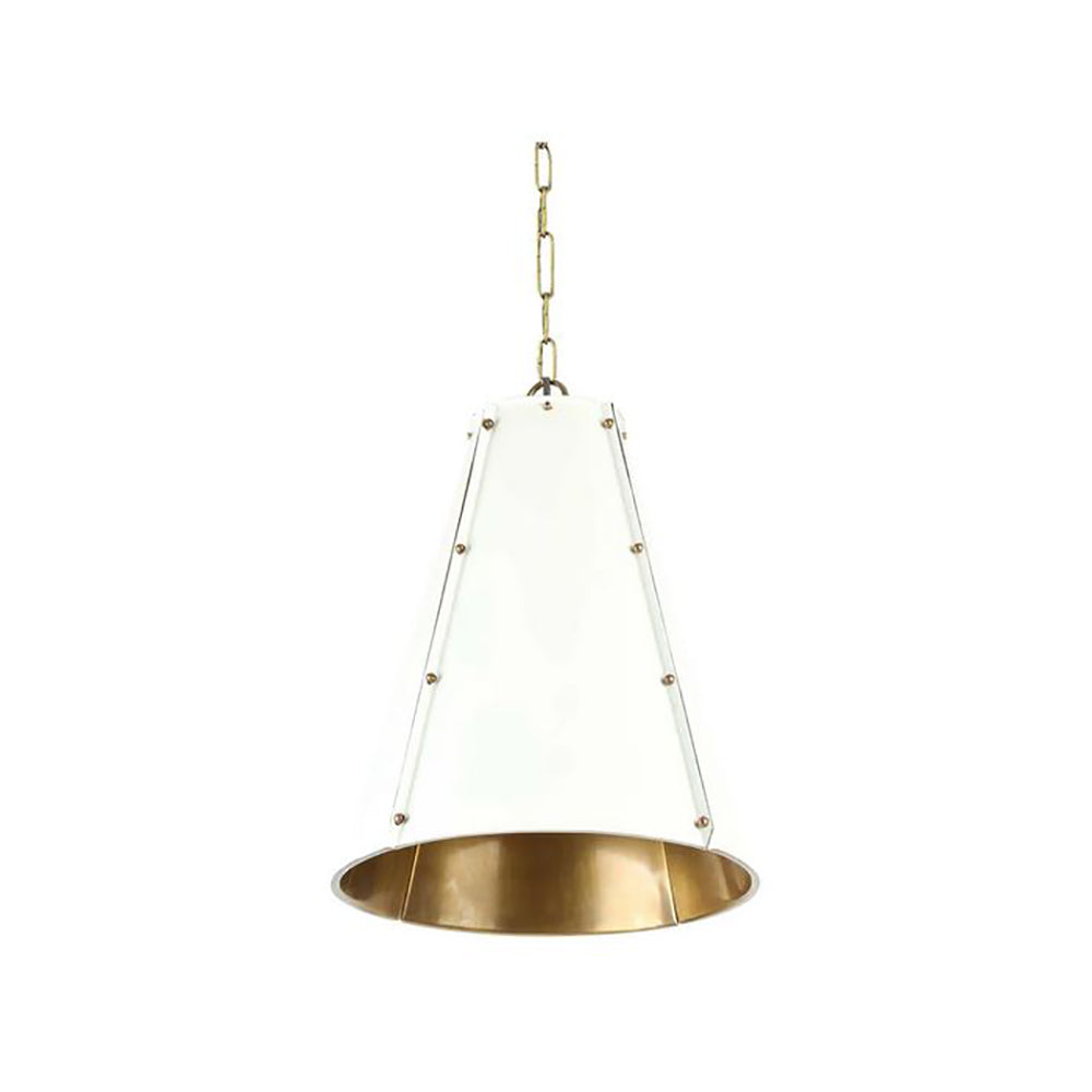 Buy Pendant Lights Australia Capri Pendant Light White Brass - ELPIM31553WHT