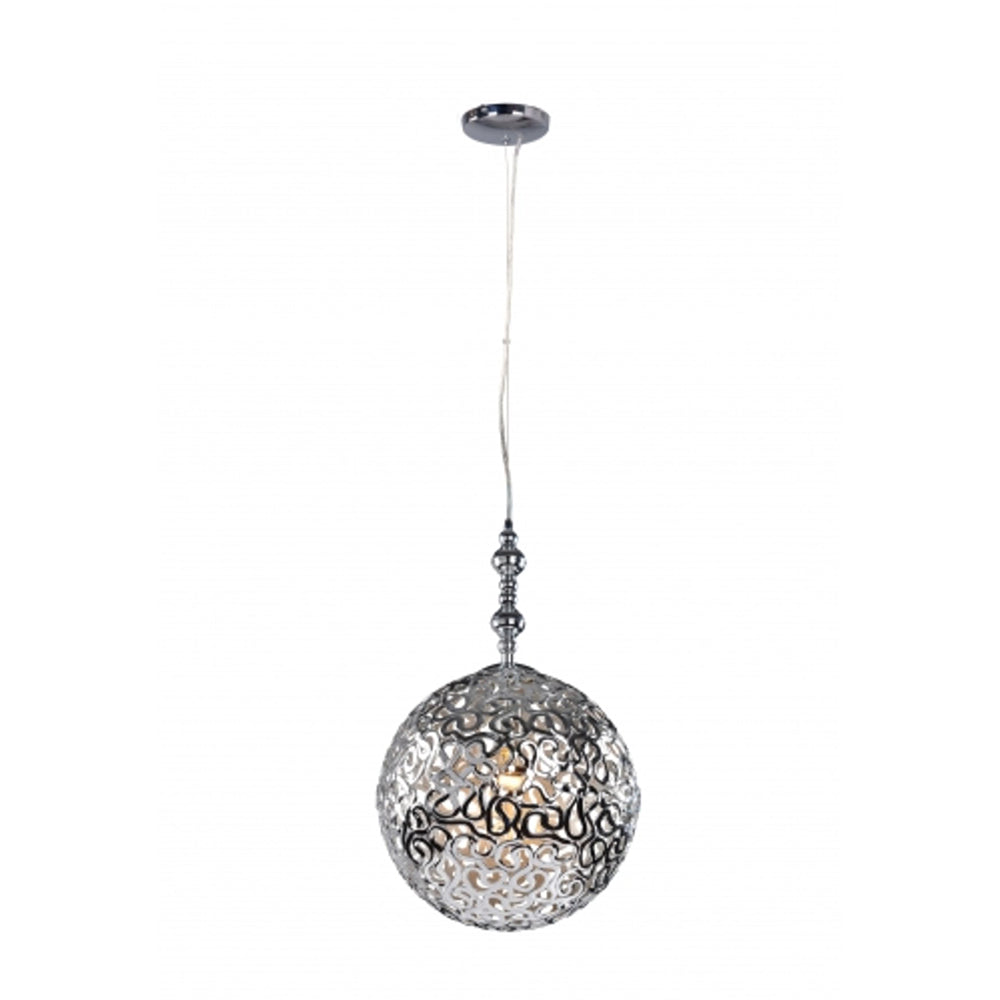 Buy Pendant Lights Australia Fiorentino Lighting - OREGON 1 Light Pendant 300mm Chrome