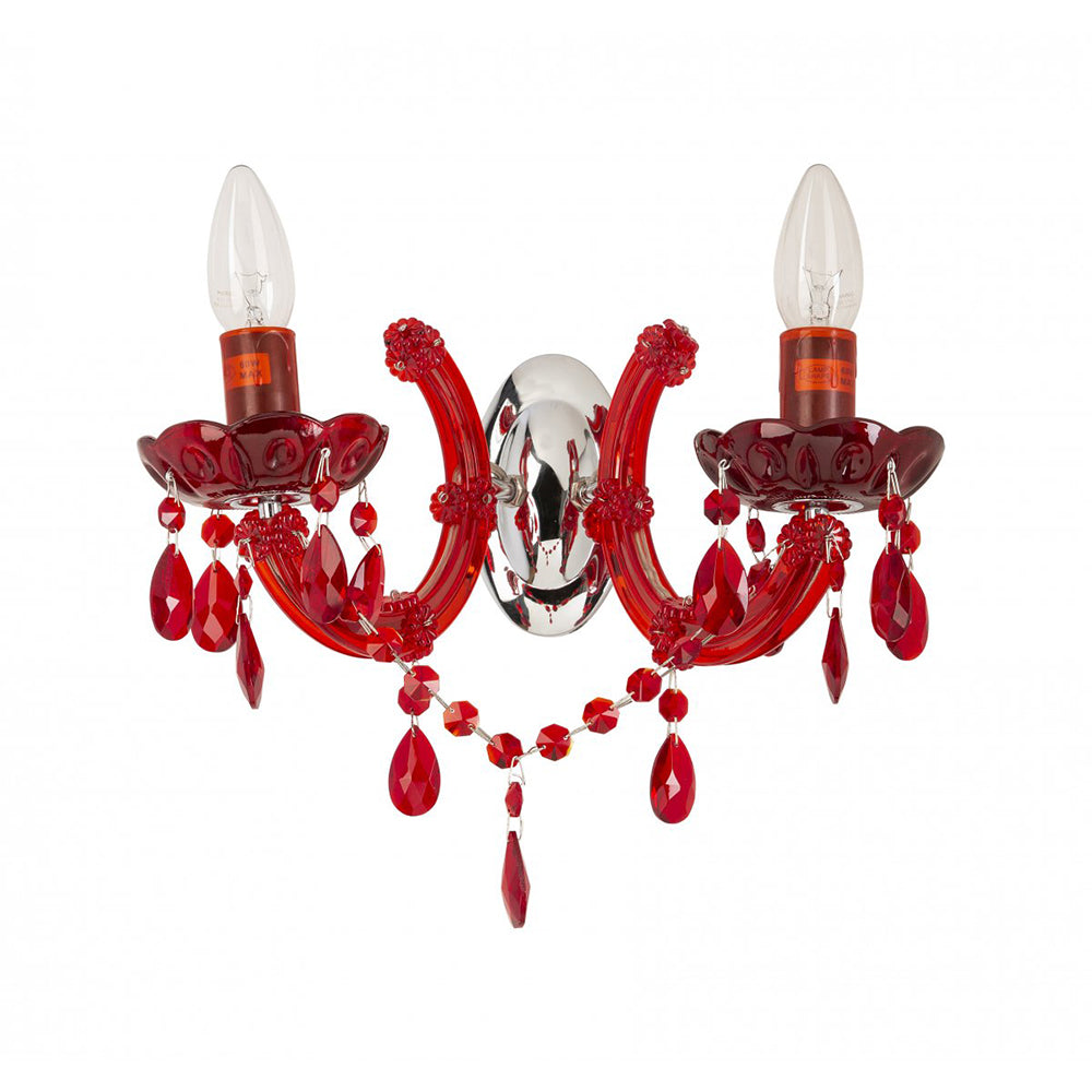 Fiorentino Lighting - C-MAR 2 Light Wall Light Red