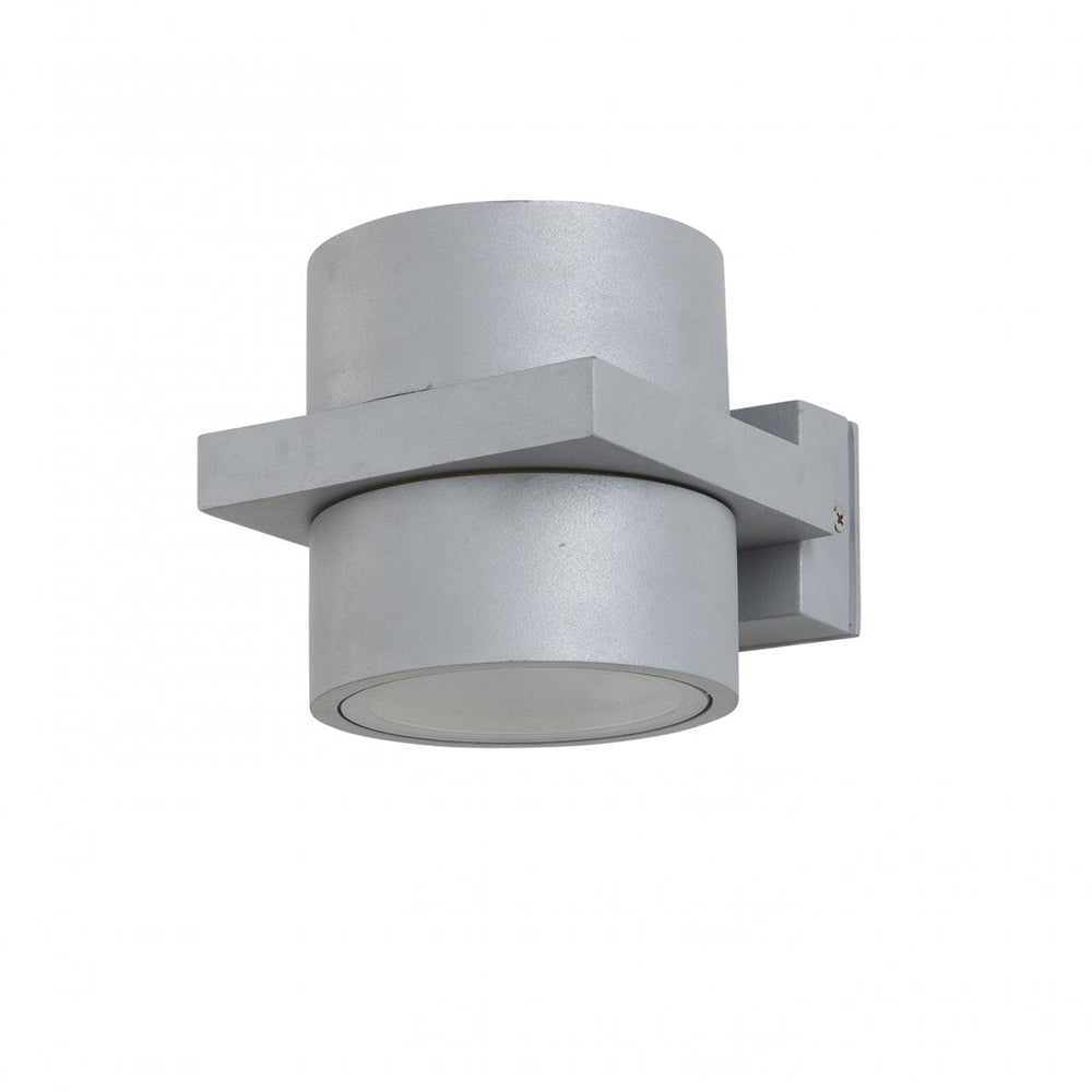 Buy Exterior Wall Lights Australia Fiorentino Lighting - ASTI 1 Light Up Down Wall Light Silver