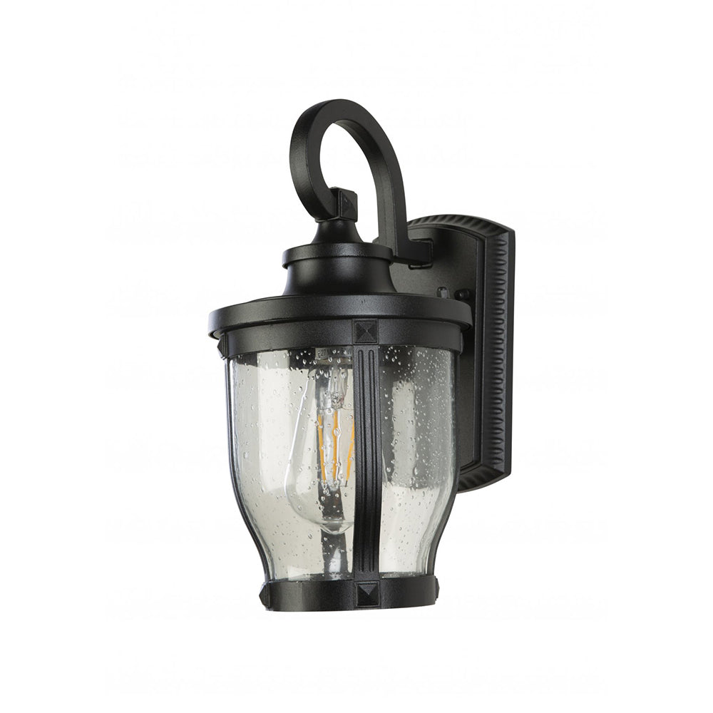 Buy Exterior Wall Lights Australia Fiorentino Lighting - SALERNO 1 Light Down Wall Light Black