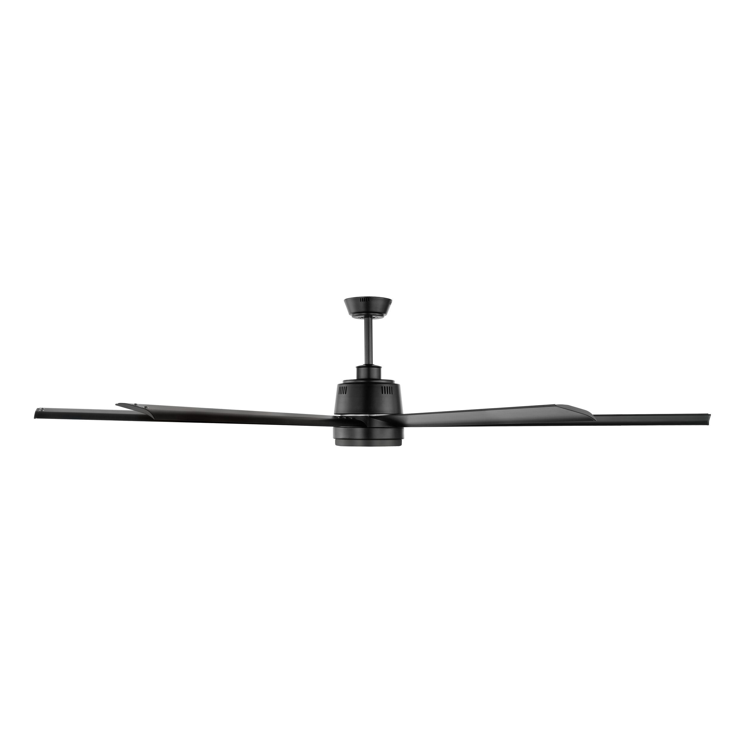Tourbillion Pro DC Ceiling Fan 80" Matt Black Blade With Remote - 20779502