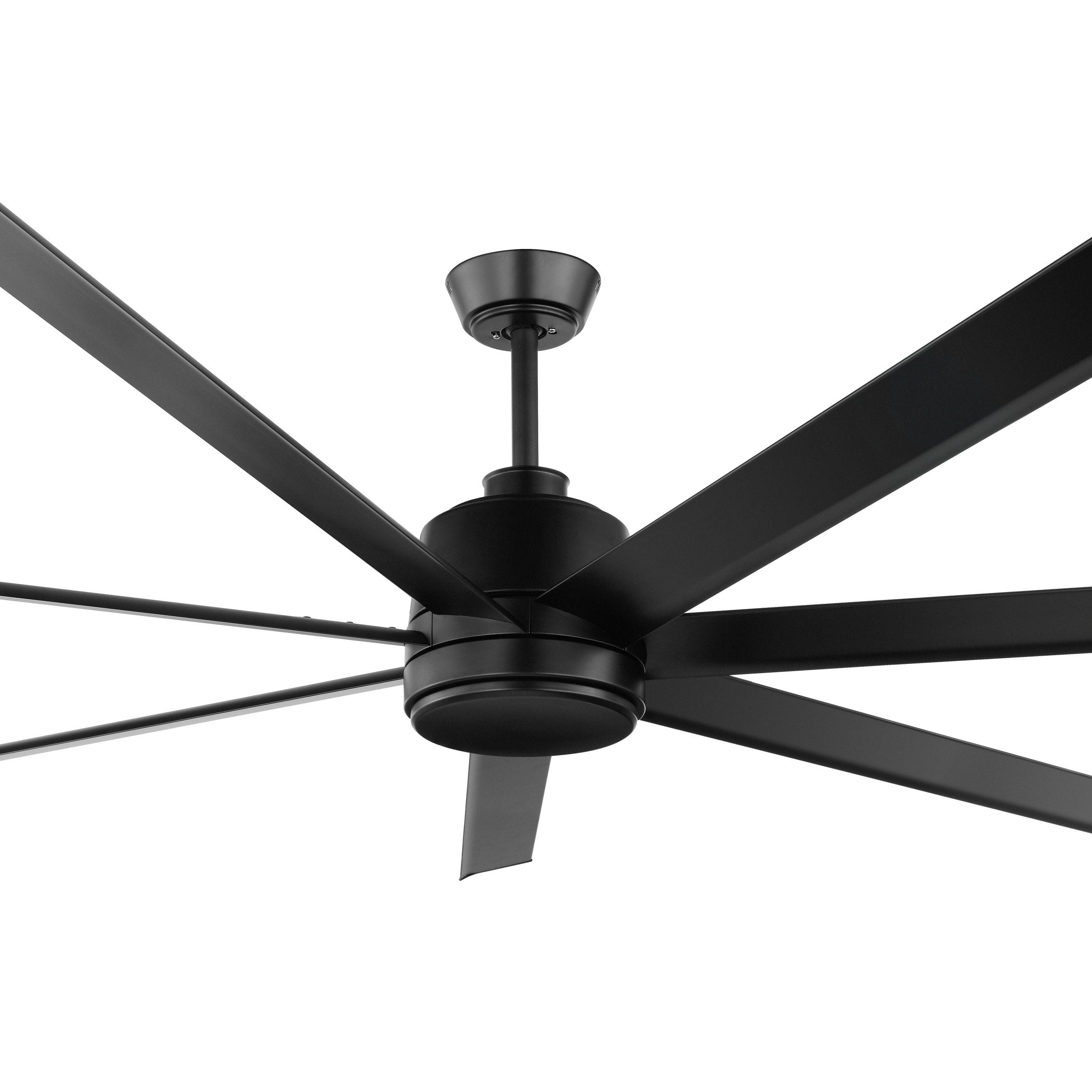 Tourbillion Pro DC Ceiling Fan 80" Matt Black Blade With Remote - 20779502