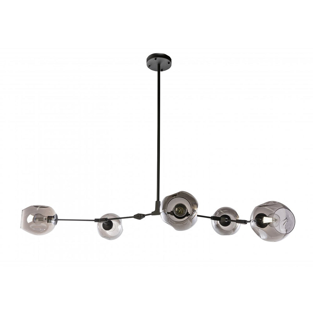 Buy Pendant Lights Australia Fiorentino Lighting - TECH 5 Light Pendant Black