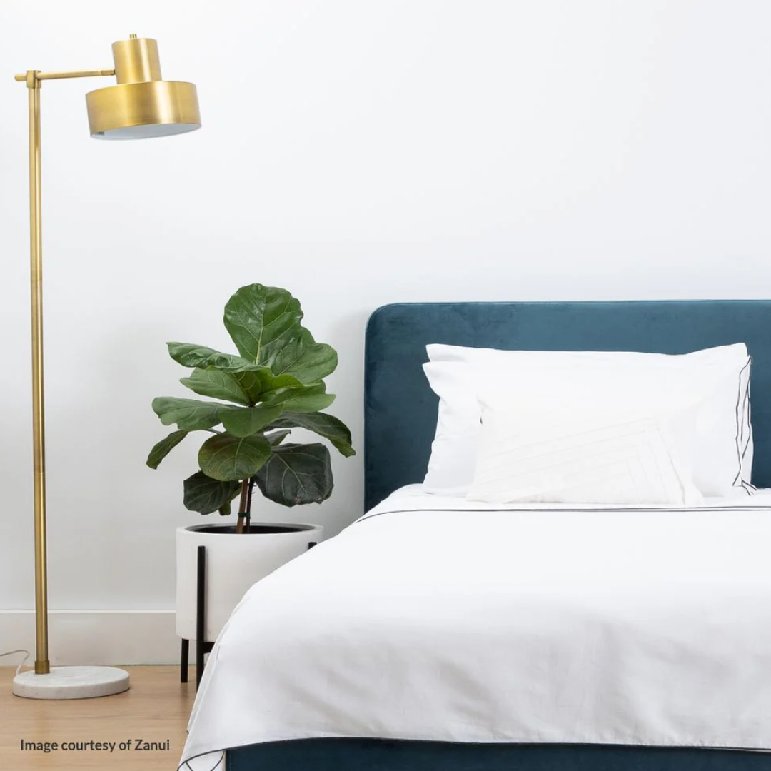 Marlin Floor Lamp Brass & White - 12099