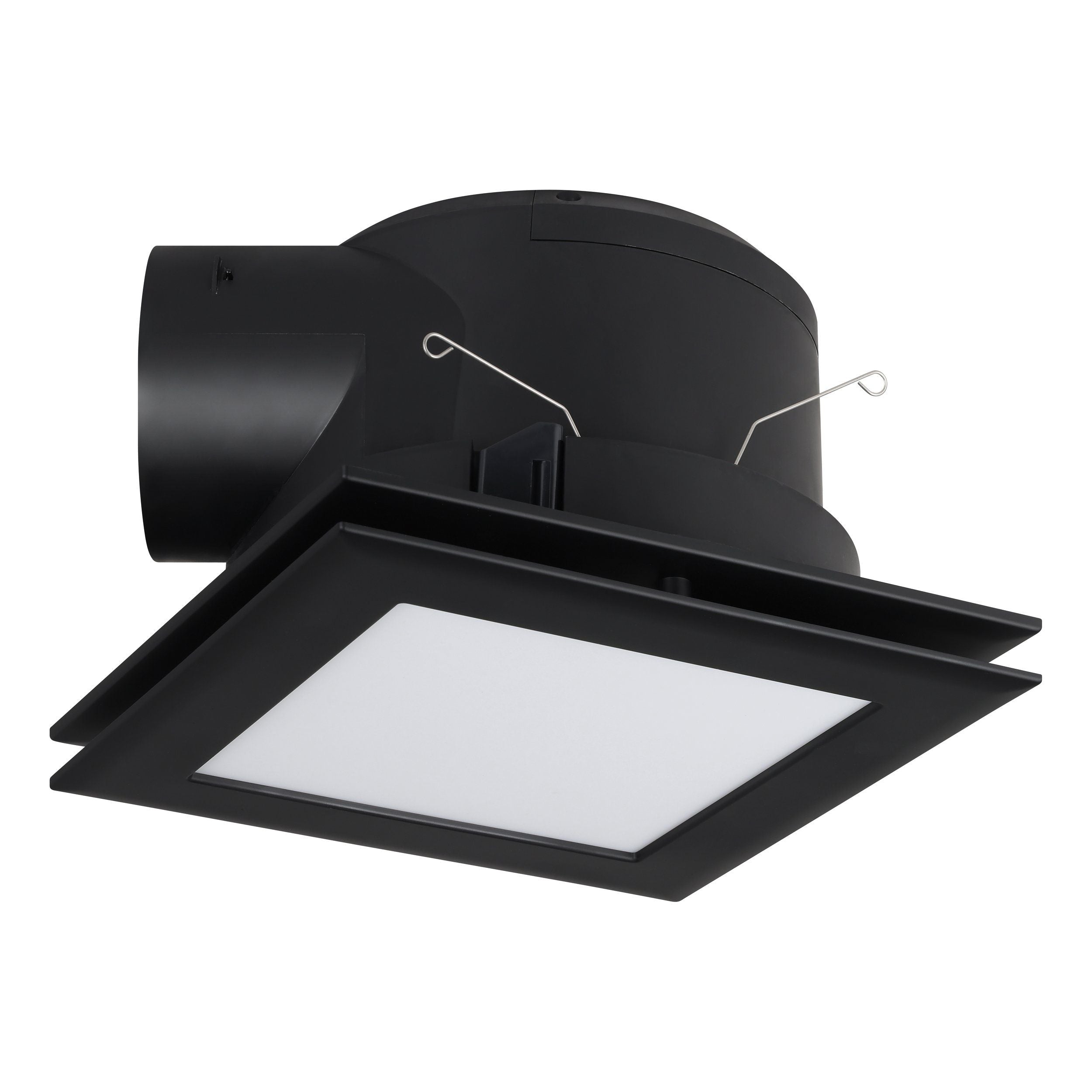 Samba LED Plastic Square Exhaust Fan 10W TRI Color Black - 206816N