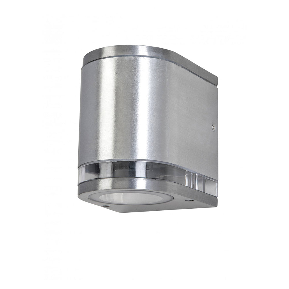 Buy Exterior Wall Lights Australia Fiorentino Lighting - TUNNEL 1 Light Wall Light Aluminium