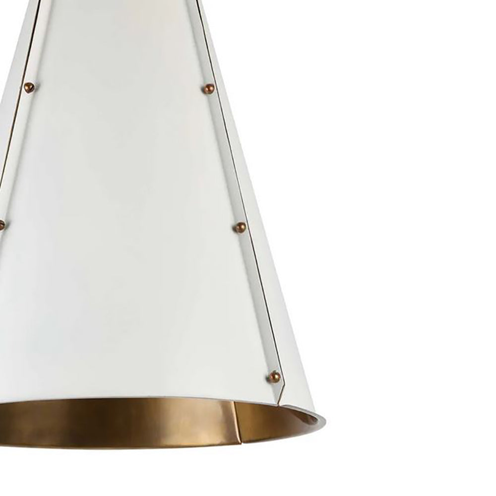 Buy Pendant Lights Australia Capri Pendant Light White Brass - ELPIM31553WHT