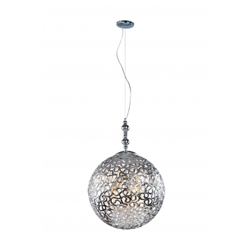 Buy Pendant Lights Australia Fiorentino Lighting - OREGON 1 Light Pendant 400mm Chrome