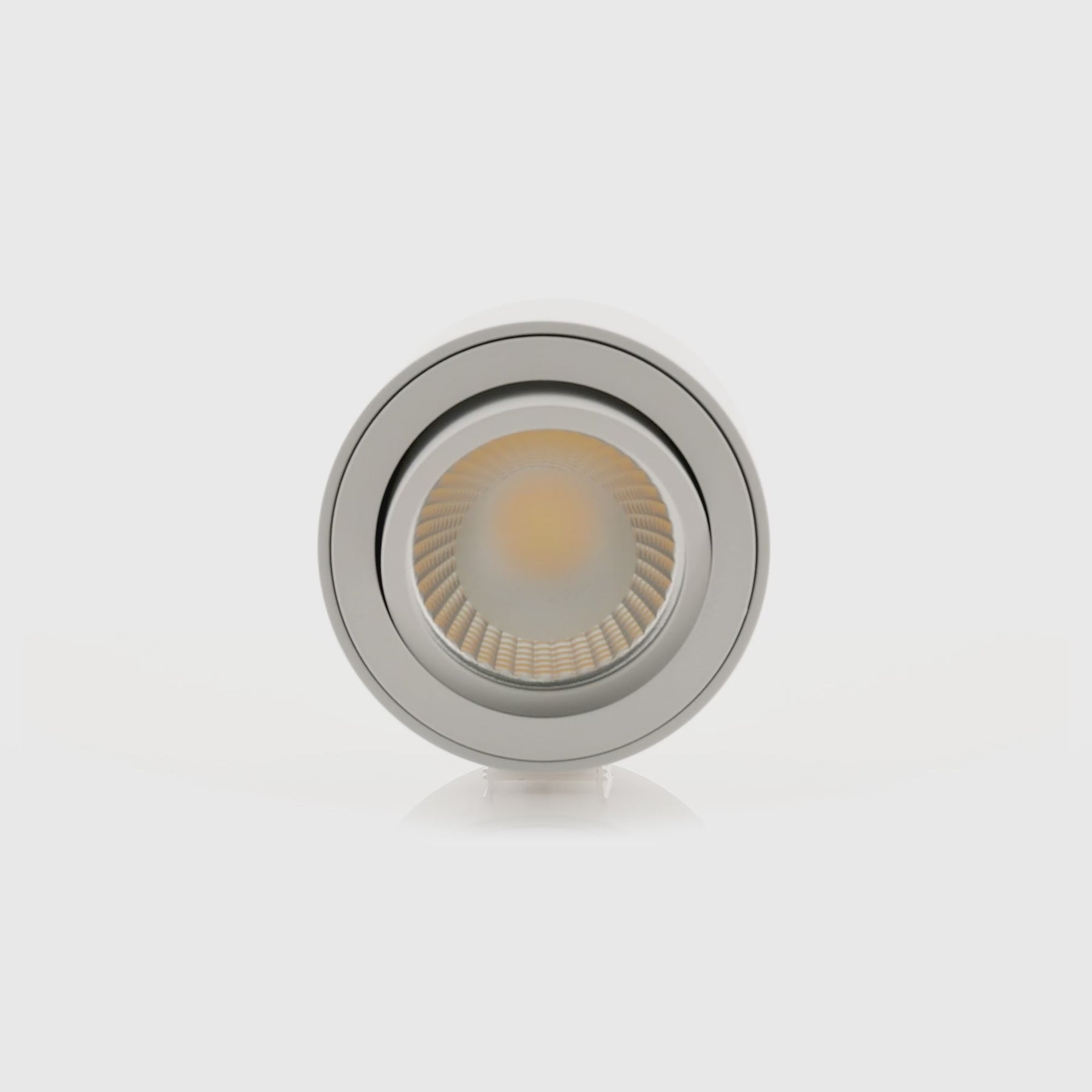 Nella Aluminium Tilt LED Surface Mounted Downlight White 7W 12V TRI Colour - HV5812T-WHT-12V